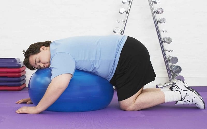 Đây là một ví dụ điển hình cho những người không vận động thể duc